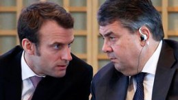 Macron and Gabriel