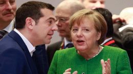 merkel and tsipras