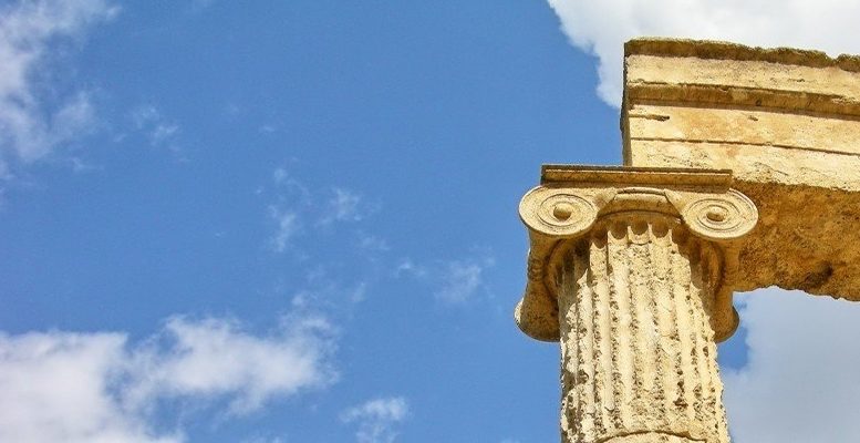 olympia greece column antique corinthian marquee