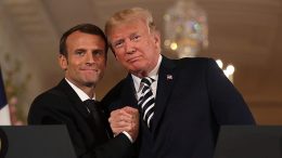 trump and macron